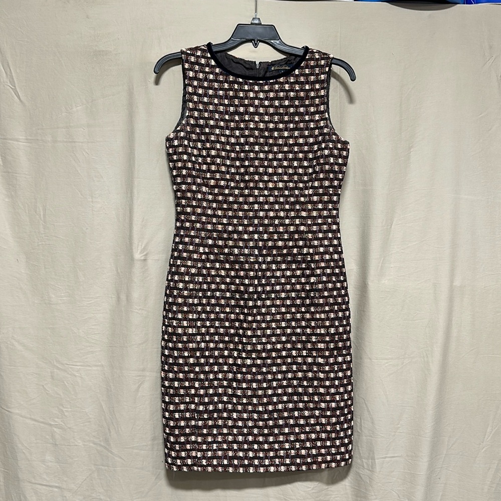 Brooks Brothers Tweed Sleeveless Dress / Size 10 / B-105